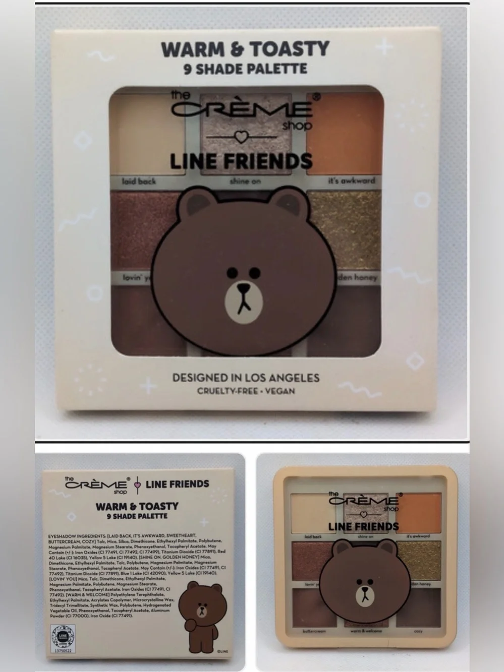 The Crème Shop Eyeshadow- Line friends